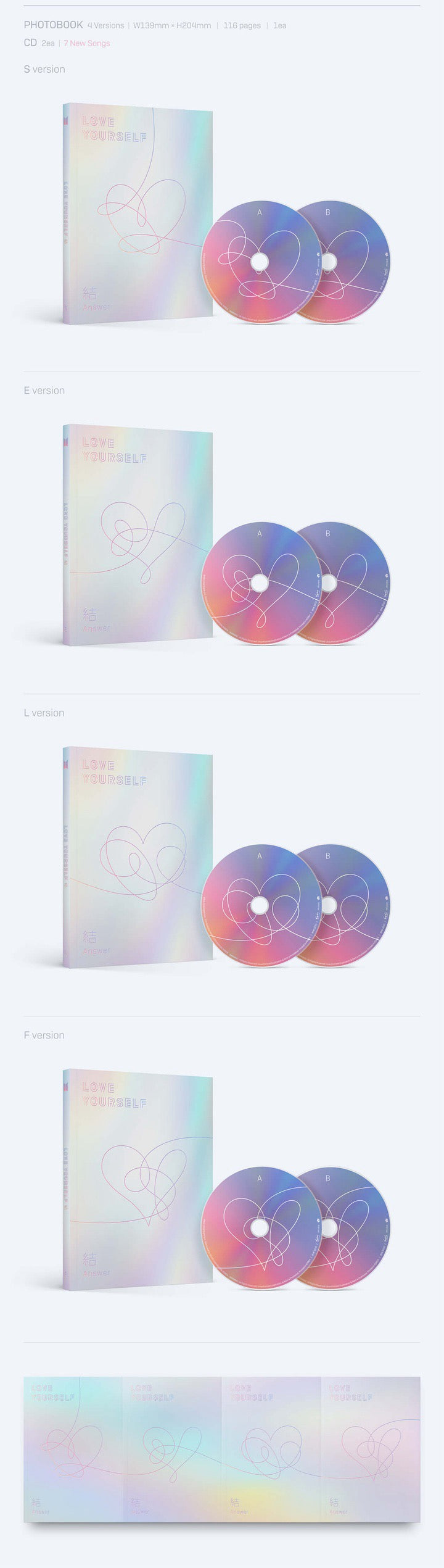 BTS - Love Yourself 'Answer' Inklusions 2