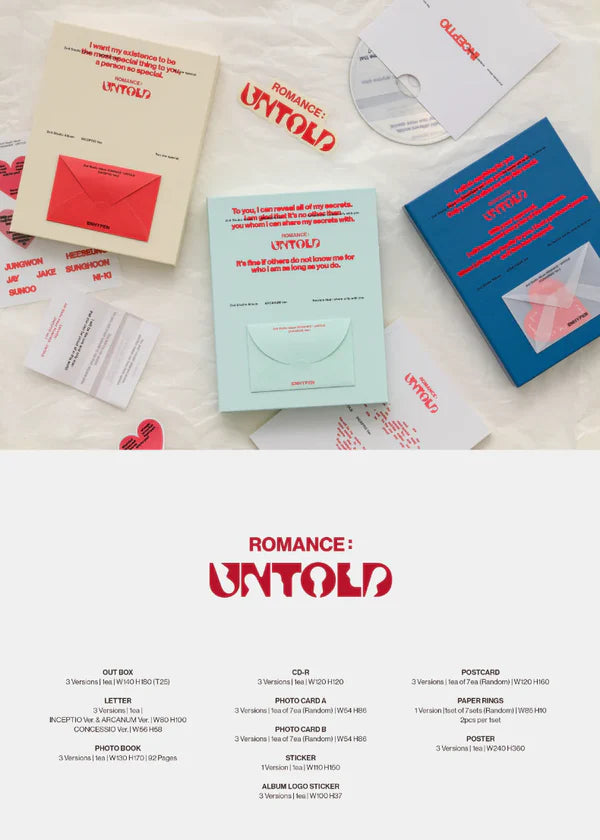 Enhypen Romance: Untold Inklusions 1