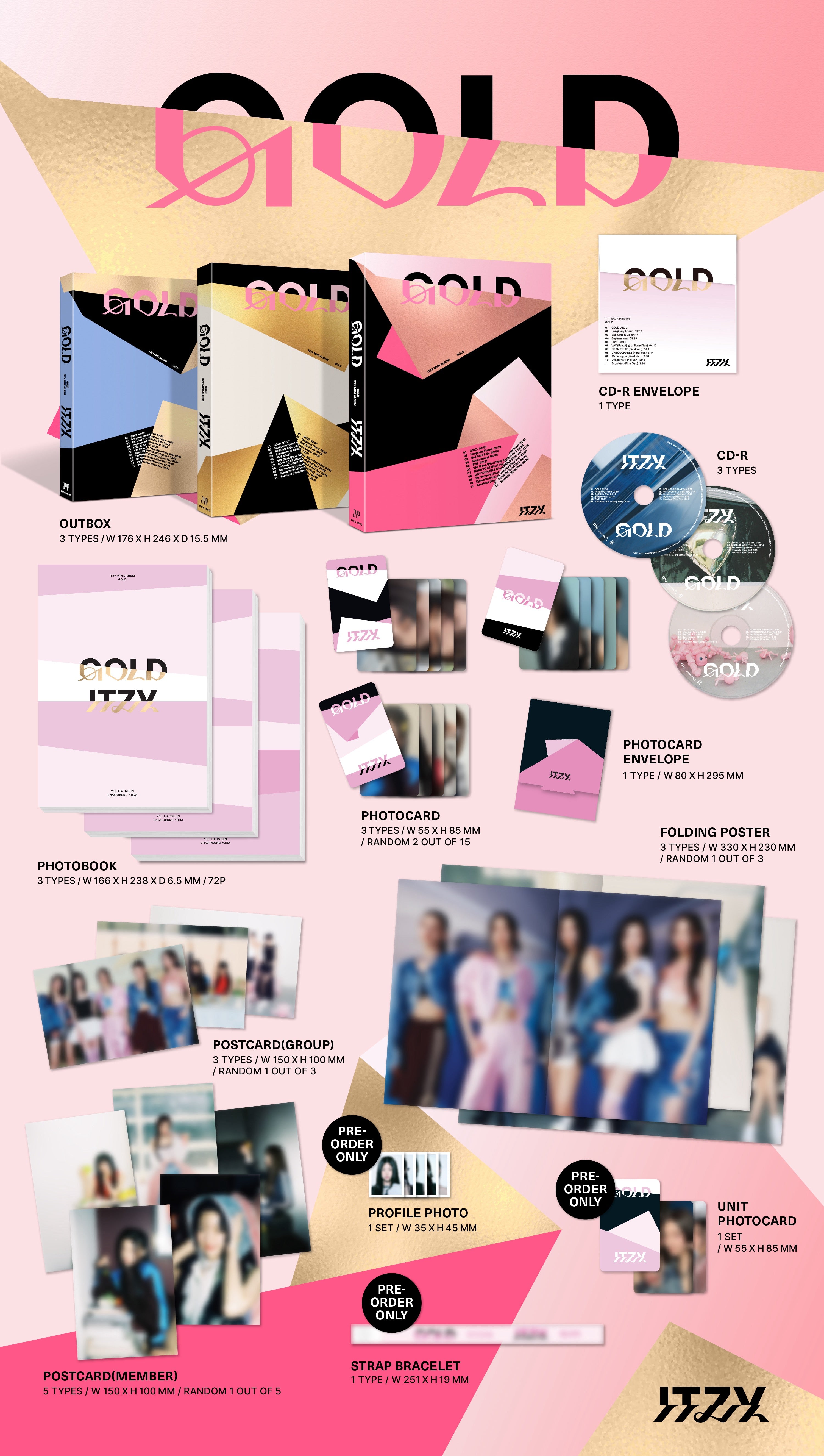 ITZY Gold Standard Inklusions