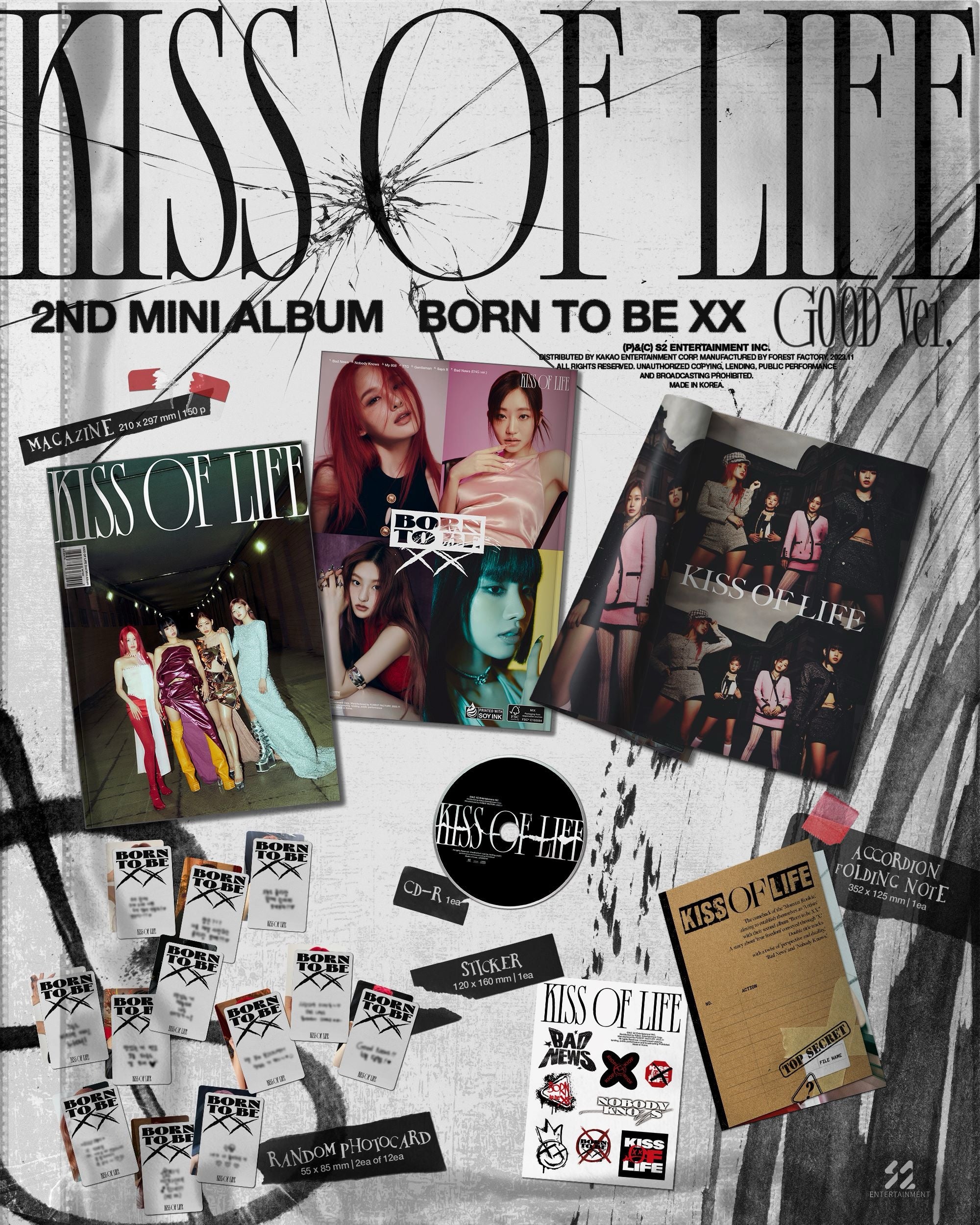 Kiss Of Life Born To Be XX Good Inklusions