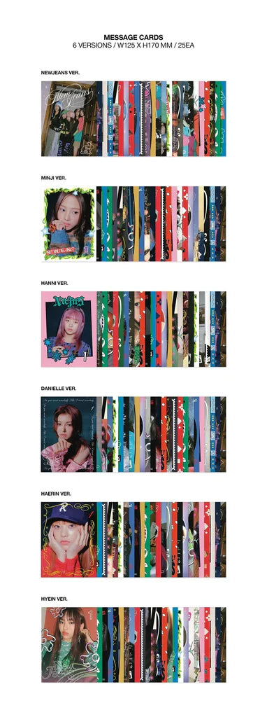 NewJeans OMG Message Card Inklusions 2