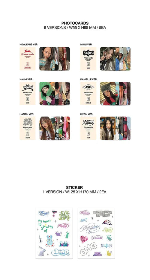 NewJeans OMG Message Card Inklusions 5