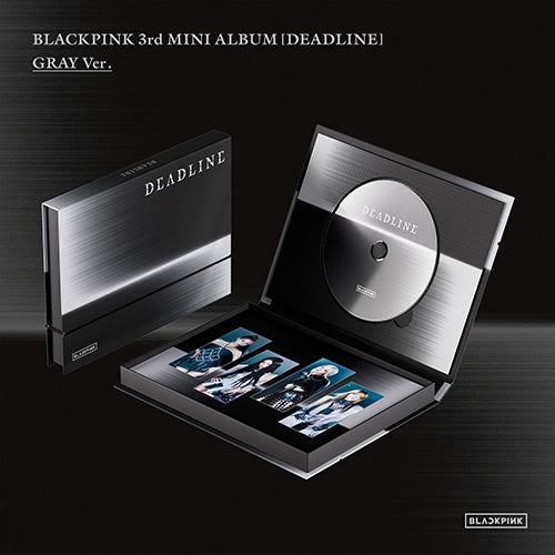 BLACKPINK - 3RD MINI ALBUM [DEADLINE] GRAY VER. + WEVERSE POB