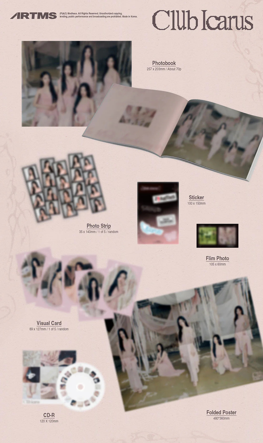 ARTMS Club Icarus B Ver. Inklusions