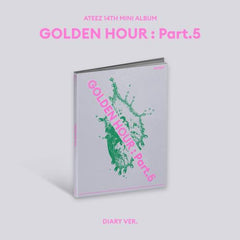 ATEEZ Golden Hour 5 Diary Cover