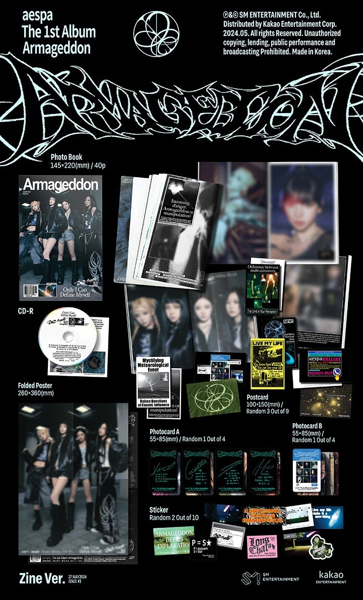 Aespa Armageddon Zine Inklusins