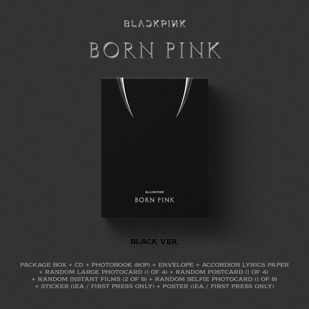 BLACKPINK - BORN PINK (BOX SET Ver.) Black Ver. Cover