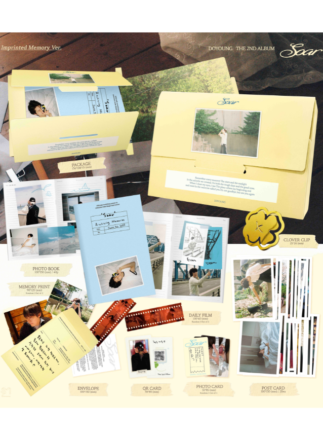 DOYOUNG (NCT) - SOAR (IMPRINTED MEMORY VER.) Inklusions
