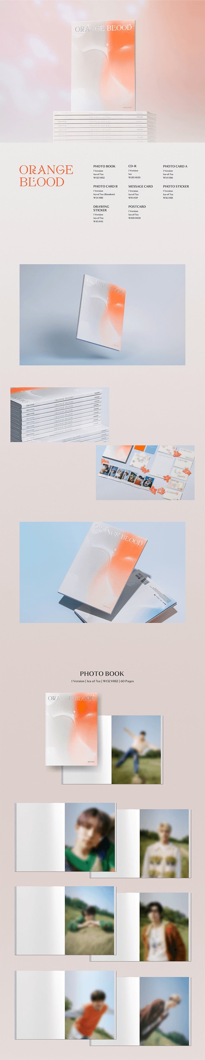 ENHYPEN - ORANGE BLOOD (ENGENE VER.) Inklusions 1