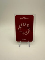 ATEEZ - GOLDEN HOUR : PART.2 - fanplee PHOTOCARD (RED BACKSIDE)