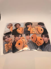 ATEEZ - GOLDEN HOUR : PART.2 - fanplee PHOTOCARD (BROWN BACKSIDE)