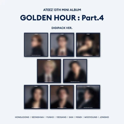 [PRE-ORDER] ATEEZ - 13TH MINI ALBUM [GOLDEN HOUR : PART.4] (DIGIPACK VER.)
