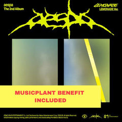 [PRE-ORDER] aespa - 2nd Album - LEMONADE (LEMONADE Ver.) + Musicplant POB