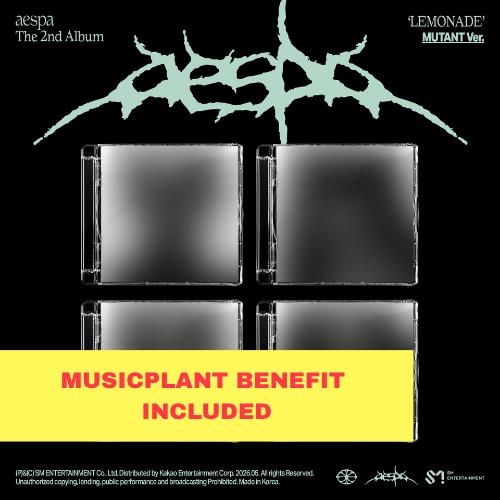 [PRE-ORDER] aespa - 2nd Album - LEMONADE (MUTANT Ver.) + Musicplant POB