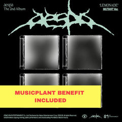 [PRE-ORDER] aespa - 2nd Album - LEMONADE (MUTANT Ver.) + Musicplant POB