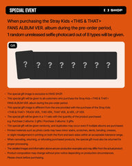 [PRE-ORDER] Stray Kids - Mini Album - THIS & THAT (FANS ALBUM Ver.) + FANS SHOP POB