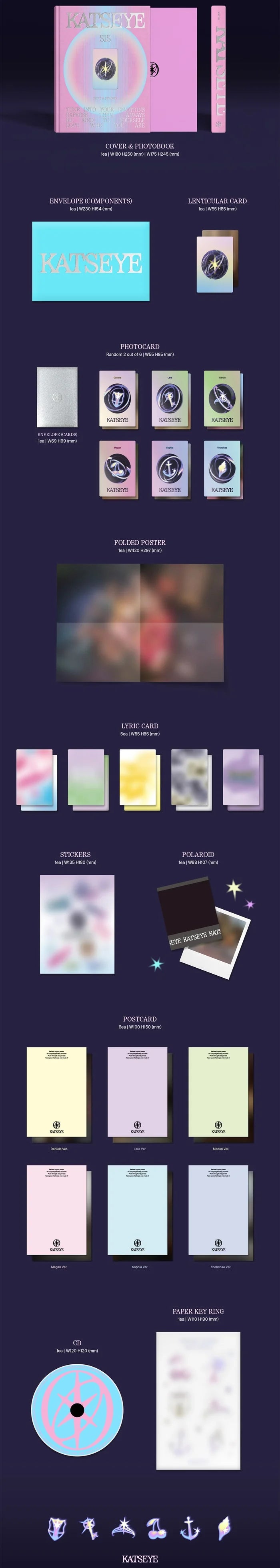 Katseye SIS Soft Ver. Inklusions