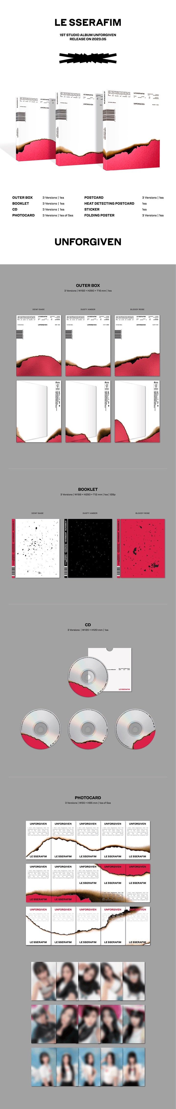 LE SSERAFIM - UNFORGIVEN Inklusions 2
