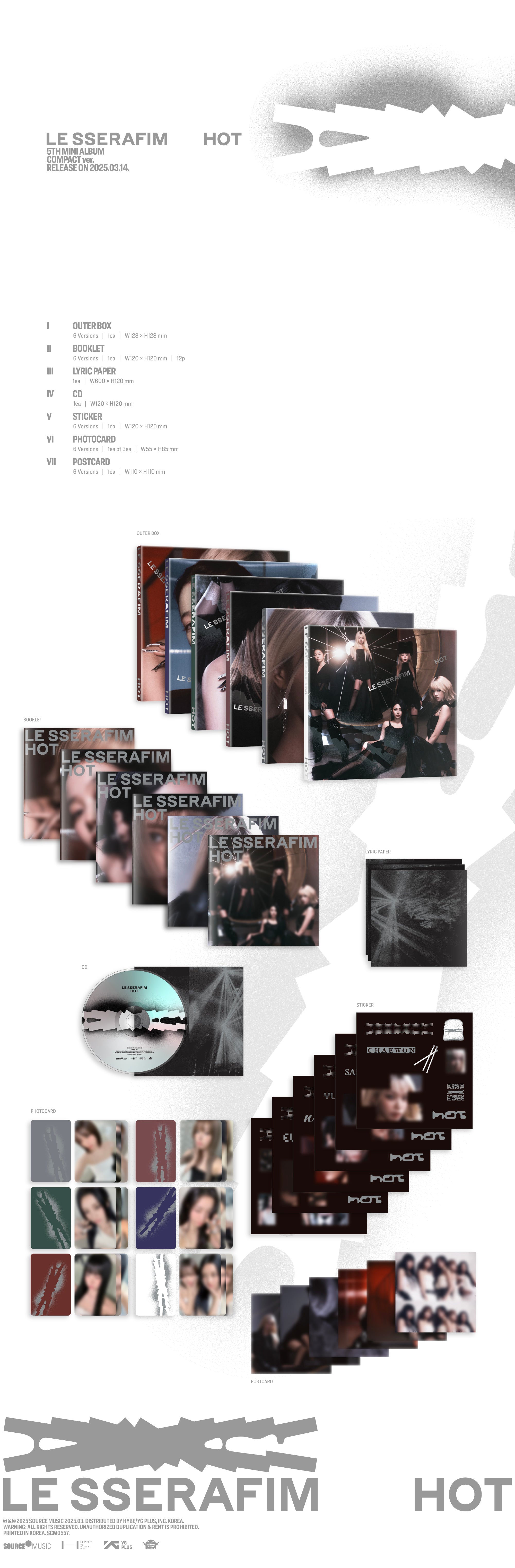 Le Sserafim Hot Compact Inclusions