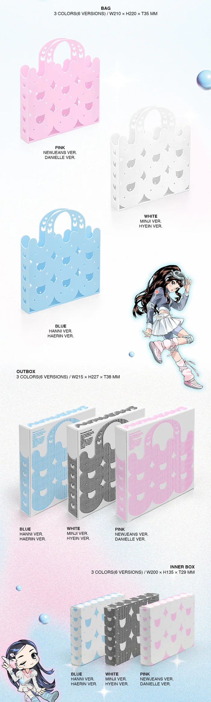 NewJeans Get Up Bunny Bag Inklusions 2