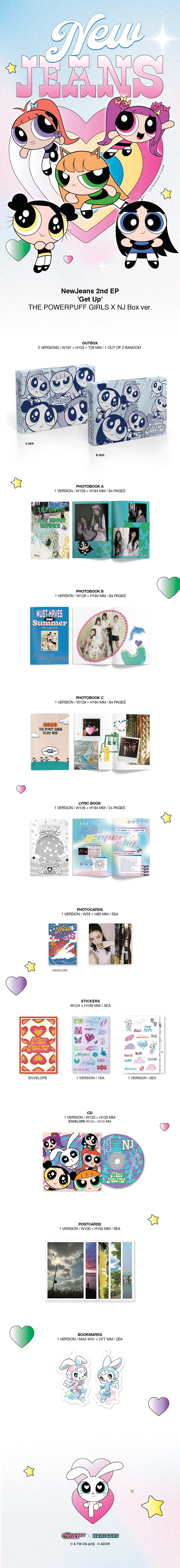 NewJeans Get Up Powerpuff Inklusions