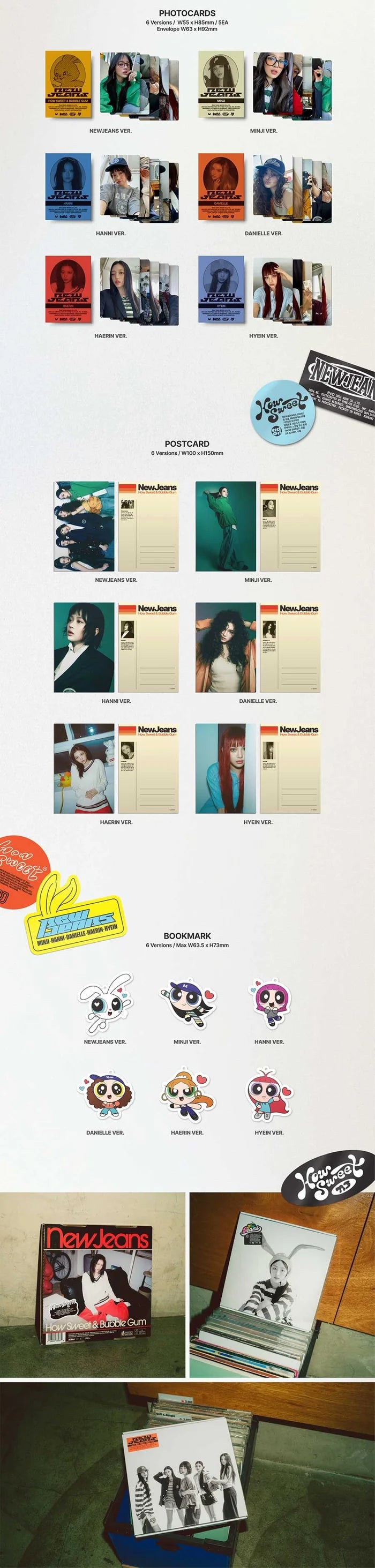 NewJeans How Sweet Standard Inklusions 4