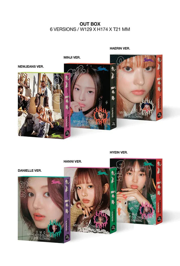 NewJeans OMG Message Card Inklusions 1