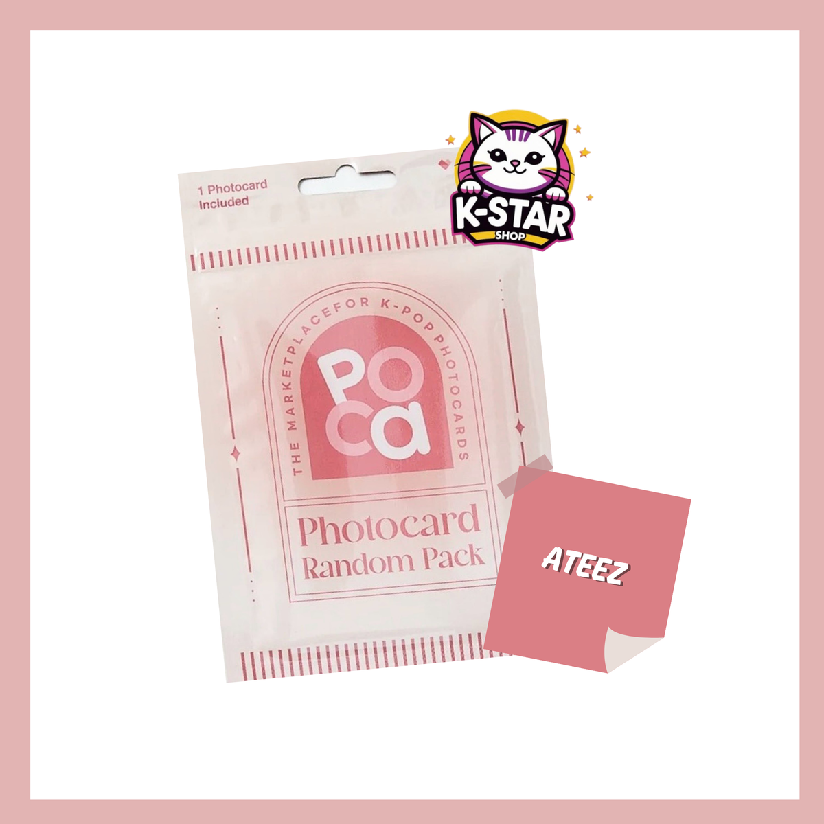 Poca Market Random Photocard Pack ATEEZ