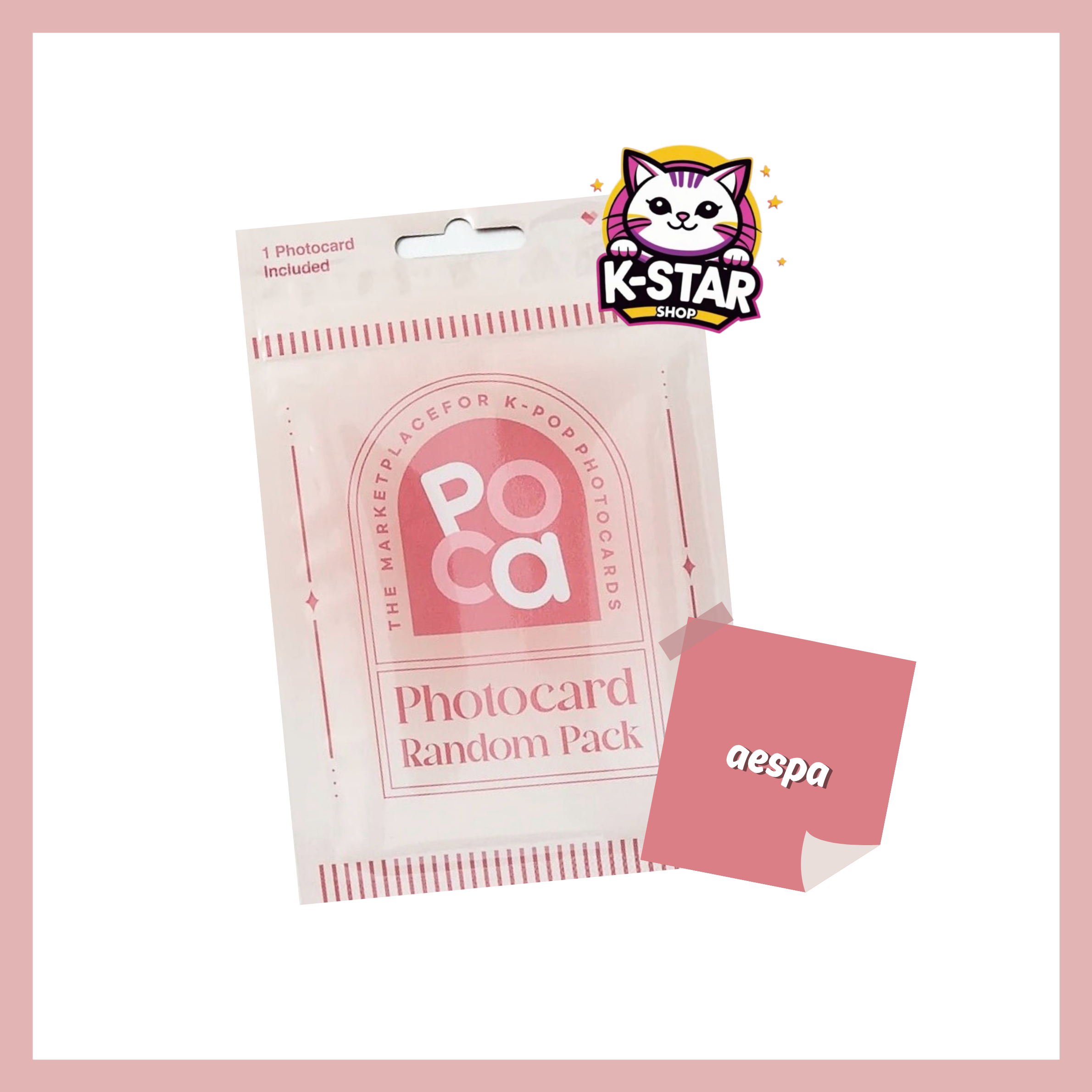 Poca Market Random Photocard Pack Aespa