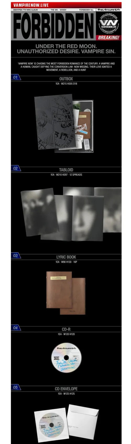 ENHYPEN - THE SIN: VANISH + WEVERSE GIFT