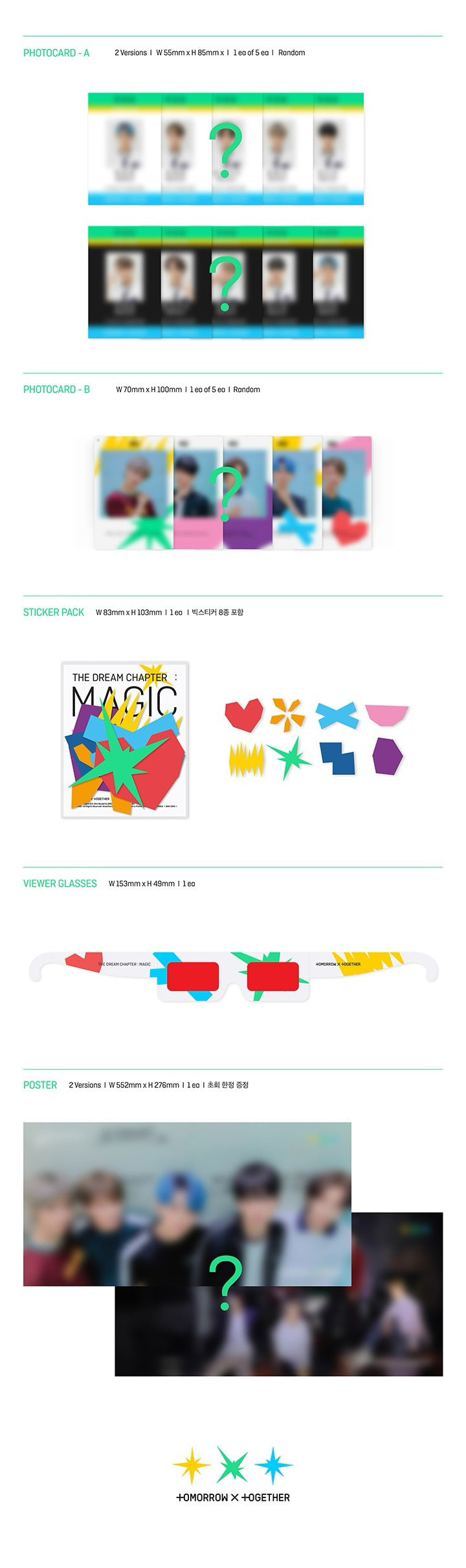 TOMORROW X TOGETHER (TXT) - The Dream Chapter : MAGIC Inklusions 1