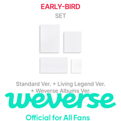 [PRE-ORDER] BTS - (Weverse shop POB)[EARLY-BIRD] 'ARIRANG' (2EA/Set)+(Living Legend Ver.)+(Weverse Albums ver.) Set