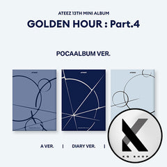 [PRE-ORDER] ATEEZ - 13TH MINI ALBUM [GOLDEN HOUR : PART.4] (POCAALBUM VER.) + TOKTOQ POB
