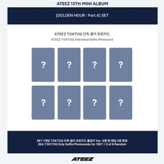 [PRE-ORDER] ATEEZ - 13TH MINI ALBUM [GOLDEN HOUR : PART.4] (STANDARD VER) + TOKTOQ POB