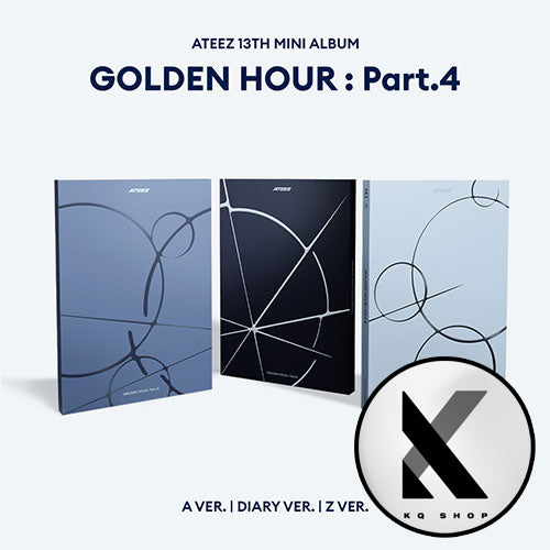 [PRE-ORDER] ATEEZ - 13TH MINI ALBUM [GOLDEN HOUR : PART.4] (STANDARD VER) + TOKTOQ POB